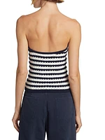 Parker Striped Knit Tube Top