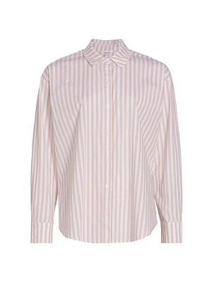 Avril Striped Button-Front Shirt