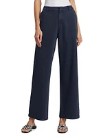 Lee Flared Crop Denim Pants