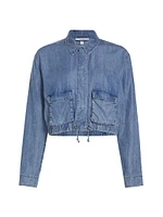 Breck Cropped Chambray Jacket