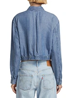 Breck Cropped Chambray Jacket