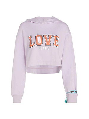 Tai Love Cropped Hoodie