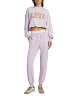 Tai Love Cropped Hoodie