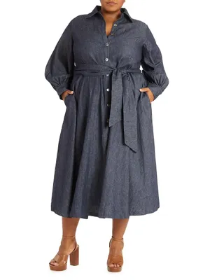 Oli Denim Shirtdress