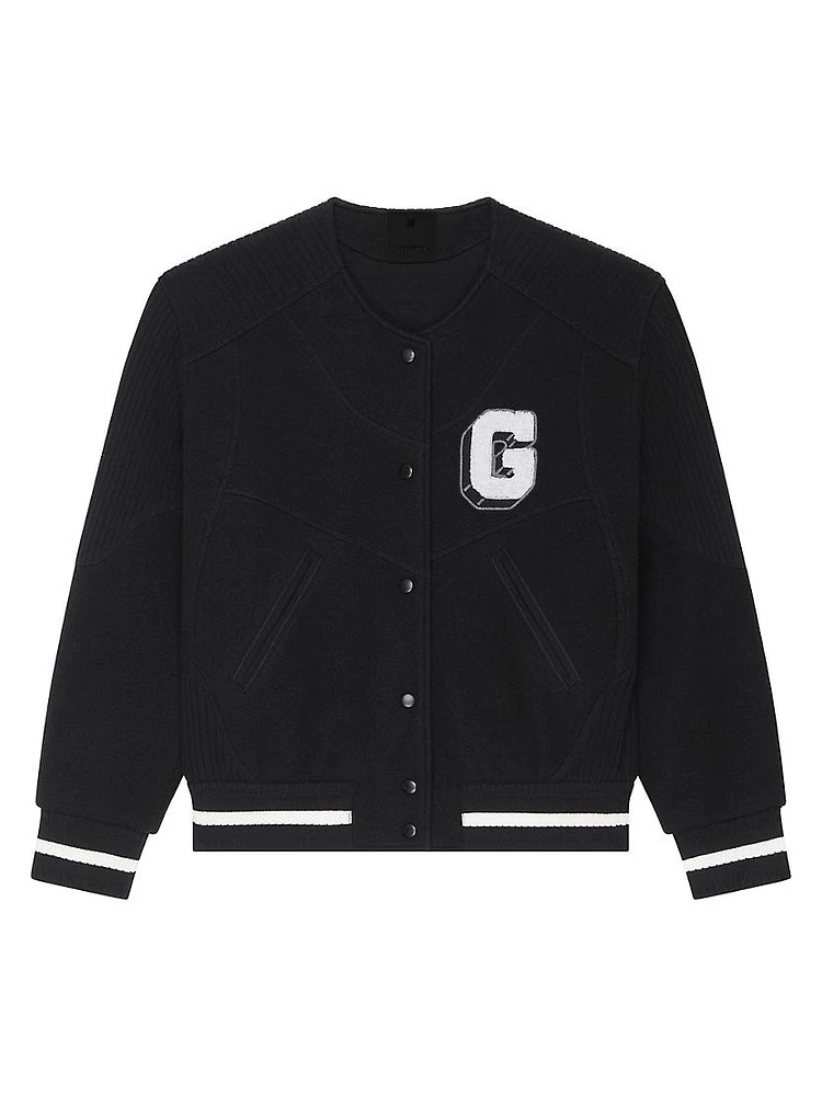 College Varsity Jacket Wool