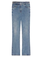 Boot Cut Jeans Denim With Chain Details