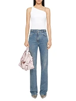 Boot Cut Jeans Denim With Chain Details