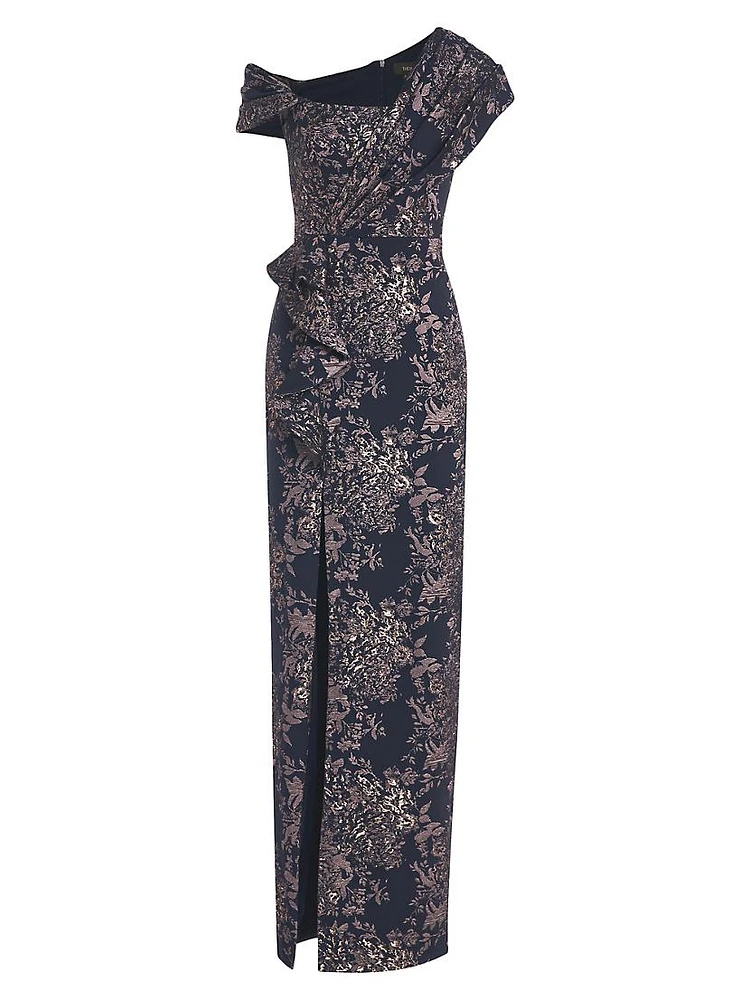 Amaris Jacquard Column Gown