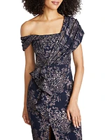 Amaris Jacquard Column Gown