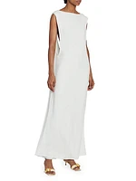 La Robe Capa Rib-Knit Maxi Dress