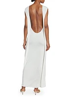 La Robe Capa Rib-Knit Maxi Dress