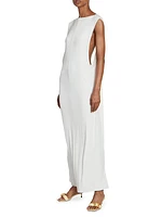 La Robe Capa Rib-Knit Maxi Dress