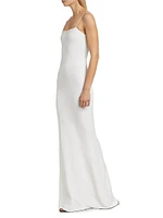 Aro Stretch Crepe Mermaid Gown