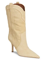 Paloma 95MM Suede Mid-Calf Boots