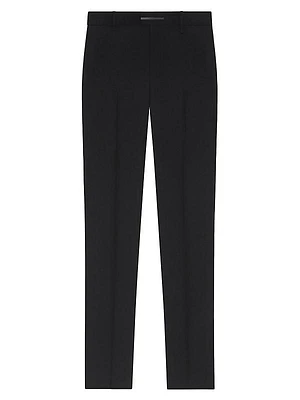 Slim Fit Tailored Pants In Wool