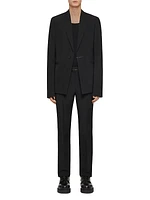 Slim Fit Tailored Pants In Wool