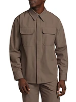 Utility Wool-Blend Shirt