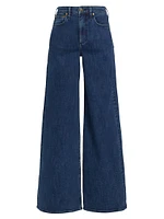 Sofie High-Stretch Wide-Leg Jeans