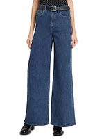 Sofie High-Stretch Wide-Leg Jeans