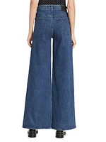 Sofie High-Stretch Wide-Leg Jeans