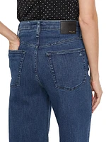 Sofie High-Stretch Wide-Leg Jeans