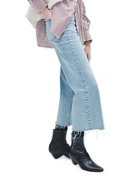 Andi High-Rise Wide-Leg Cropped Jeans