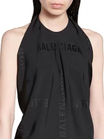 Bal Diagonal Allover Knotted Top