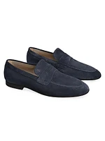 Moc-Style Suede Loafers