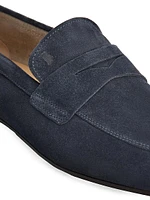 Moc-Style Suede Loafers