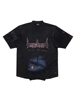 Paris Moon Upside Down T-Shirt Oversized