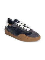 Bars Leather Low-Top Sneakers