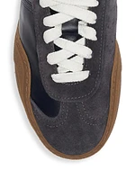 Bars Leather Low-Top Sneakers