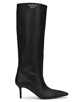 Bezither Leather Knee-High Boots