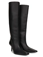 Bezither Leather Knee-High Boots