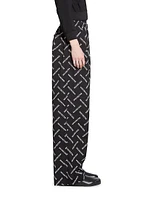 Bal Diagonal Allover Pyjama Pants