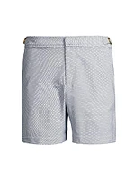 Bulldog X Fenella Geometric Swim Shorts