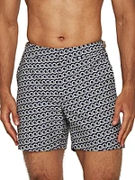 Bulldog Jacquard Lacuna Swim Trunks