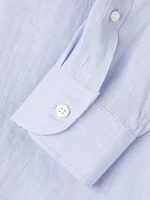 Justin Linen Button-Front Shirt