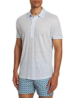 Sebastian Linen Polo Shirt