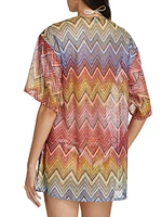 Zigzag Caftan Cover-Up