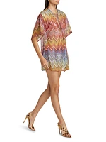 Zigzag Caftan Cover-Up