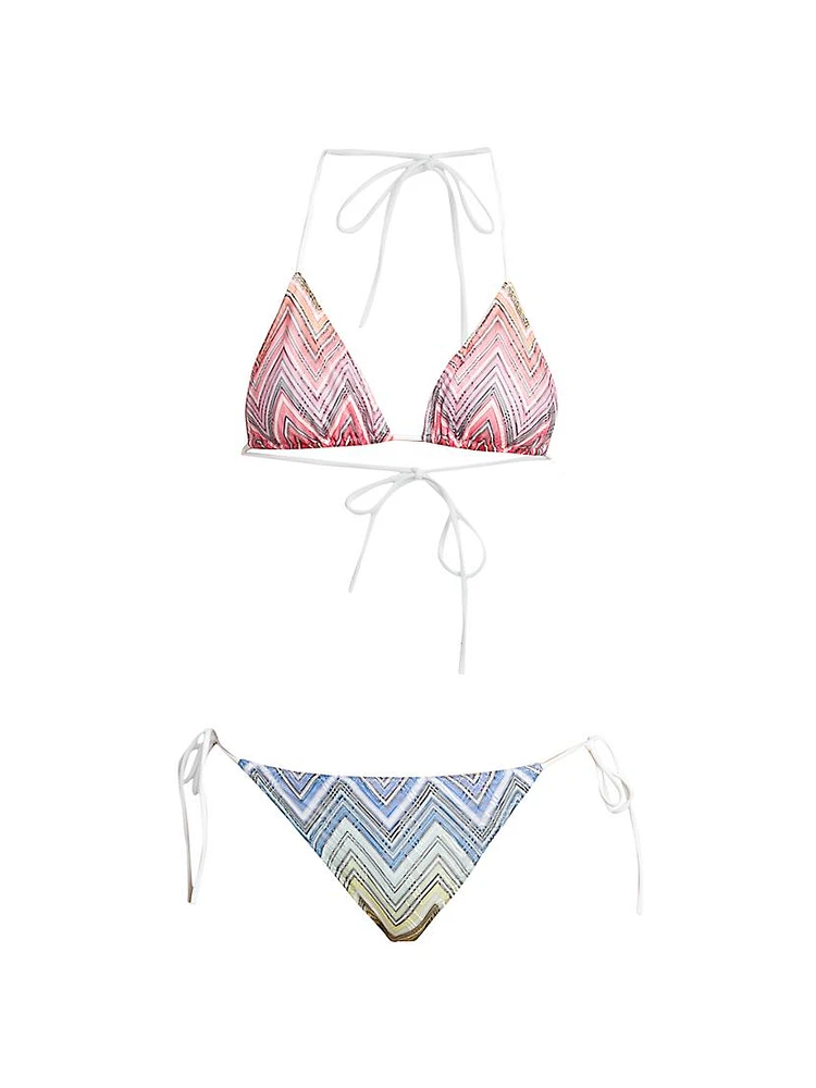 Zigzag Triangle Bikini Set