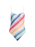 Knit One-Piece Swimsuit