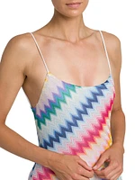 Knit One-Piece Swimsuit