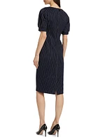 Tunica Pinstripe Sheath Dress