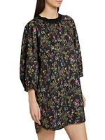 Billy Floral High-Low Minidress