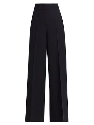 Cervo Wool-Blend Wide-Leg Pant