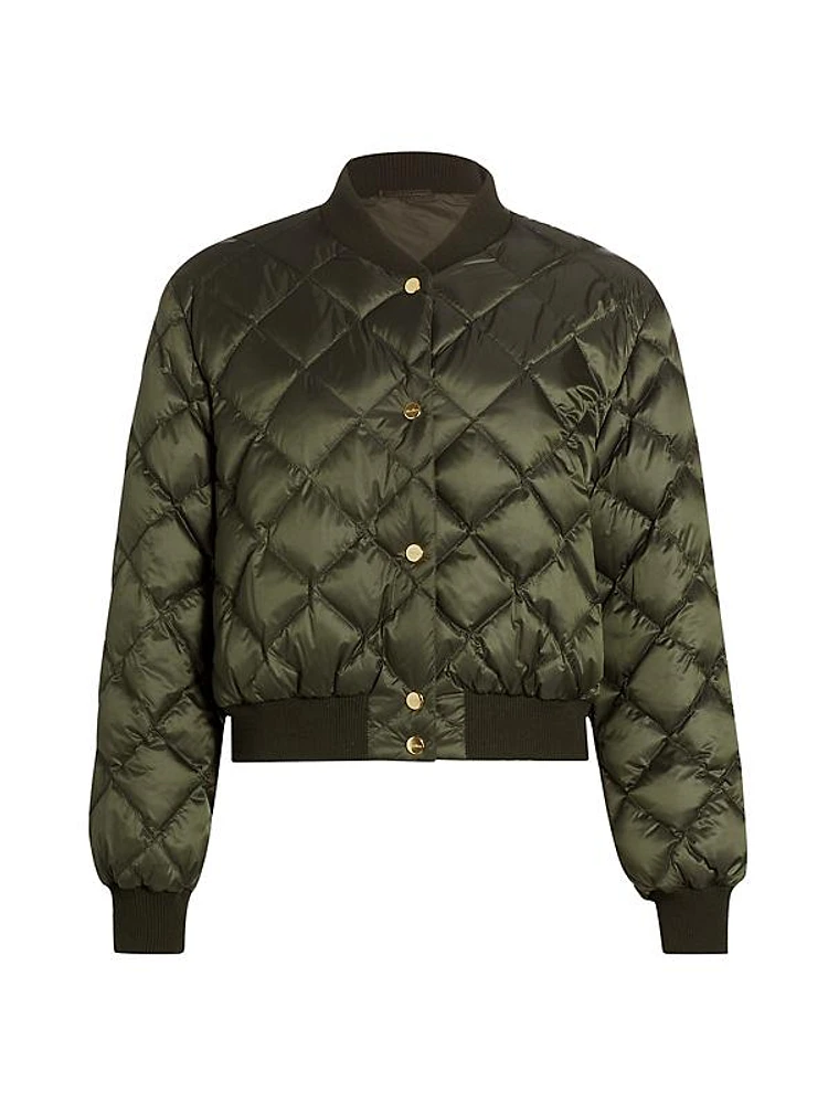 B-Soft Quilted Bomber Jacket