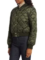 B-Soft Quilted Bomber Jacket