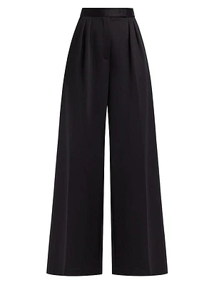 Zinnia Pleated Wide-Leg Pants